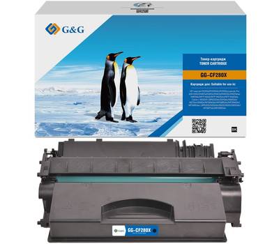 Картридж лазерный G&G GG-CF280X черный (6900стр.) для LJ P2035/P2055d/Pro 400 M401/MFP M425