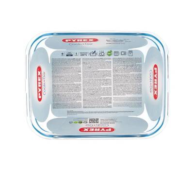 Форма для выпечки PYREX 283PG00ST Форма для запекания с крышкой Cook&Go 30х22см прямоугольная (2)