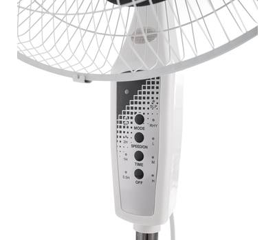 Вентилятор бытовой DUX напольный с пультом и таймером DX-1608R 40 Вт, 220V, белый/черный 60-0210