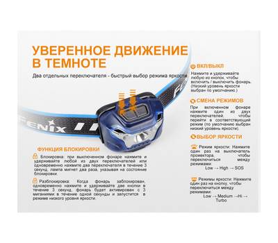 Фонарь налобный Fenix HL18Rbk