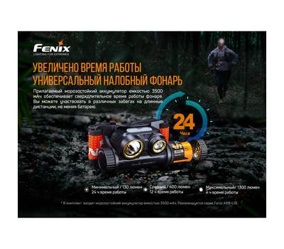 Фонарь налобный Fenix HM65R-T Cree XP-G2 S3, 1400 лм, черный