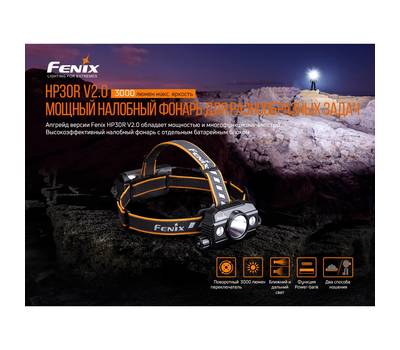 Фонарь налобный Fenix HP30RV20