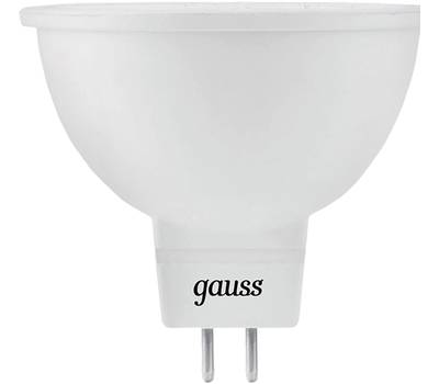 Лампа светодиодная GAUSS Gauss Black 7Вт цок.:GU5.3 рефлектор 220B 3000K св.свеч.бел.теп. MR16 (упак