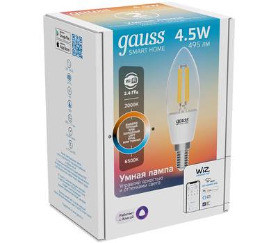 Умная лампа GAUSS Smart Home C35