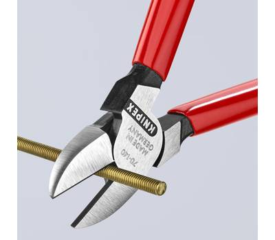 Бокорезы KNIPEX 140 мм, фосфатированные, обливные ручки