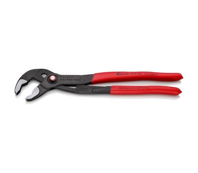 Клещи переставные KNIPEX COBRA® QuickSet зев 70 мм, длина 300 мм, фосфатированные, обливные ручки, S