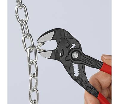 Клещи переставные KNIPEX KN-8601180SB переставные-гаечный ключ, зев 40 мм, 180 мм, фосф.обливные руч