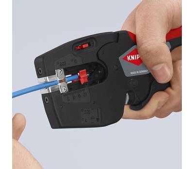 Стриппер автоматический многофункциональный KNIPEX KN-1272190 NexStrip 3-в-1, Ø 0.03-10 мм² AWG 32-8