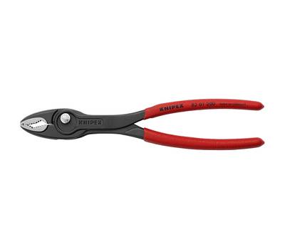 Клещи KNIPEX KN-8201200SB TwinGripс зев 4-22 мм, длина 200 мм, обливные ручки, SB