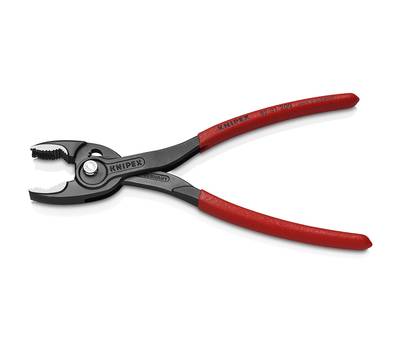 Клещи KNIPEX KN-8201200SB TwinGripс зев 4-22 мм, длина 200 мм, обливные ручки, SB