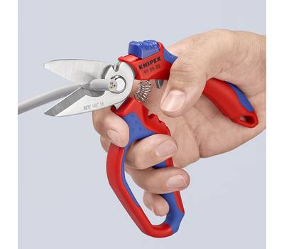 Ножницы технические KNIPEX KN-950520SB электрика угловые, 160 мм, нерж