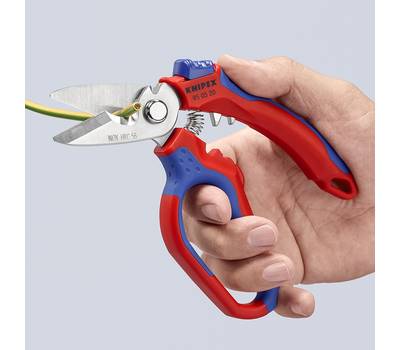 Ножницы технические KNIPEX KN-950520SB электрика угловые, 160 мм, нерж