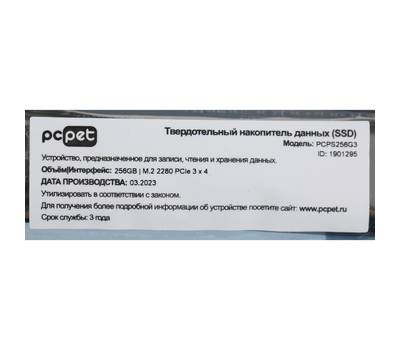 Накопитель SSD PC PET PCPS256G3