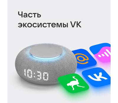 Умная колонка VK Капсула Мини Маруся св.серый 5W 1.0 BT 10м (MRC02GY)