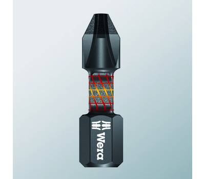 Бита крестовая WERA 867/4 IMP DC Impaktor TORX ударная, алмаз, 1/4" C6.3, TX 40 x 50 мм