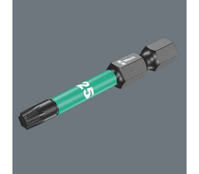 Бита крестовая WERA 867/4 IMP DC Impaktor TORX ударная, алмаз, 1/4" C6.3, TX 40 x 50 мм