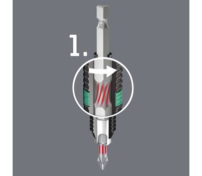 Набор бит WERA WE-057430 Bit-Check 30 BiTorsion 1 торсионных с битодержателем Rapidaptor, 30 пр., 1/