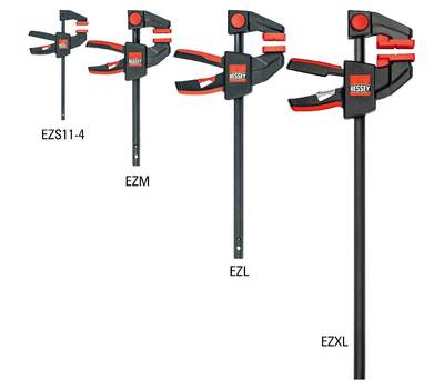 Струбцина пистолетная BESSEY BE-EZL15-8 1.4 кН, 150 мм x 80 мм, распор 160 - 300 мм