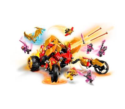 Конструктор LEGO Ninjago Kai’s Golden Dragon Raider