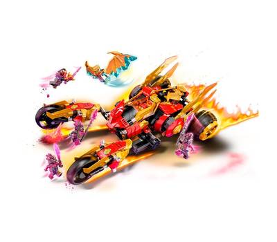 Конструктор LEGO Ninjago Kai’s Golden Dragon Raider