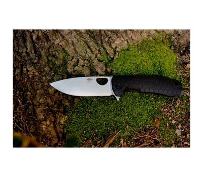 Нож туристический Honey Badger Flipper D2 L (HB1008) с чёрной рукоятью