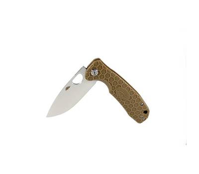 Нож туристический Honey Badger Flipper D2 L (HB1010) с песочной рукоятью