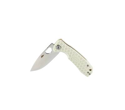 Нож туристический Honey Badger Flipper D2 L (HB1042) с белой рукоятью