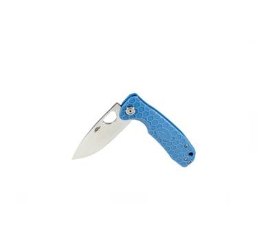 Нож туристический Honey Badger Flipper D2 M (HB1058) с голубой рукоятью