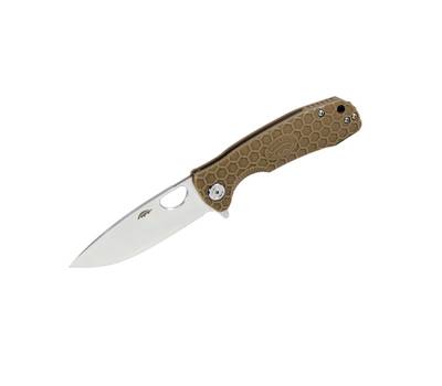 Нож туристический Honey Badger Flipper D2 S (HB1027) с песочной рукоятью