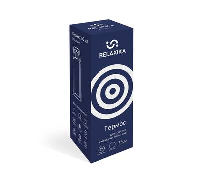 Термос RELAXIKA R101.350.3 101 (0,35 литра), темно-синий