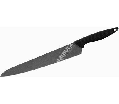 Нож кухонный Samura для нарезки Golf Stonewash, 25,1 см, корроз.-стойкая сталь, ABS пластик