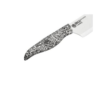 Нож кухонный Samura Inca накири, 16,5 см, белая циркониевая керамика