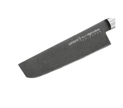 Нож кухонный Samura Mo-V Stonewash накири, 16,7 см, G-10