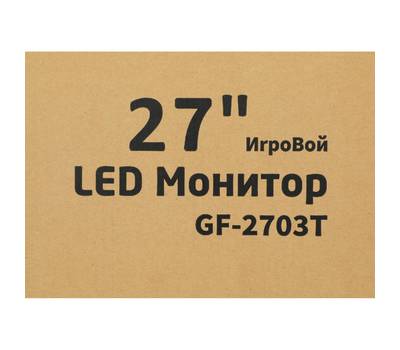 Монитор PINEBRO 27" GF-2703T черный IPS LED 5ms 16:9 HDMI M/M матовая 250cd 178гр/178гр 1920x1080 16