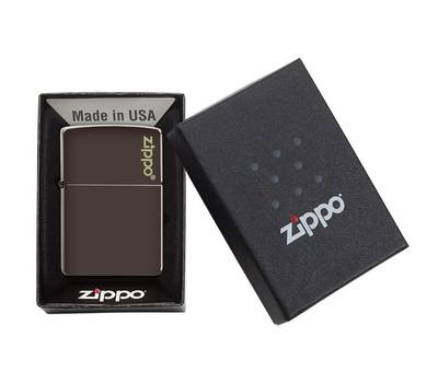 Зажигалка Zippo Classic с покрытием Brown Matte, латунь/сталь, коричневая, матовая
