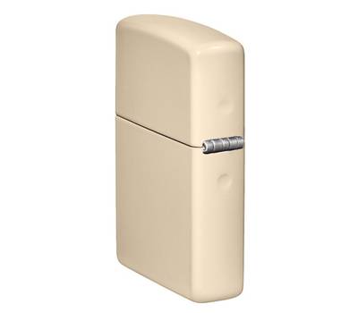 Зажигалка Zippo Classic с покрытием Flat Sand, латунь/сталь, бежевая, глянцевая, 38x13x57 мм