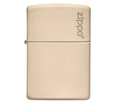 Зажигалка Zippo Classic с покрытием Flat Sand, латунь/сталь, бежевая, глянцевая, 38x13x57 мм