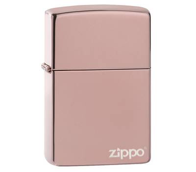 Зажигалка Zippo Classic с покрытием High Polish Rose Gold, латунь/сталь, розовое золото, глянцевая