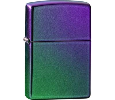 Зажигалка Zippo Classic с покрытием Iridescent, латунь/сталь, фиолетовая, матовая