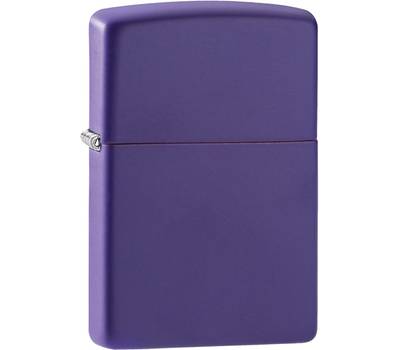 Зажигалка Zippo Classic с покрытием Purple Matte, латунь/сталь, фиолетовая, матовая