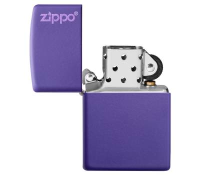 Зажигалка Zippo Purple Matte Logo