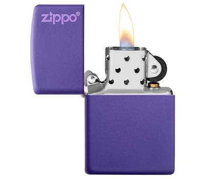 Зажигалка Zippo Purple Matte Logo