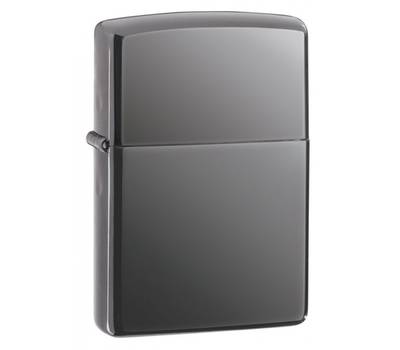 Зажигалка Zippo с покрытием Black Ice, латунь/сталь, чёрная, глянцевая, 36х12х56 мм