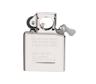 Зажигалка Zippo Подарочный набор : ветроустойчивая Black Ice+вставной блок для зажигалок для трубок