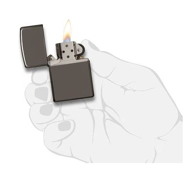 Зажигалка Zippo Подарочный набор : ветроустойчивая Black Ice+вставной блок для зажигалок для трубок