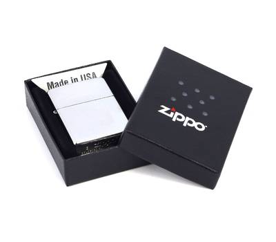 Зажигалка Zippo 28181 латунь/сталь, серебр, мат, 36x12x56мм