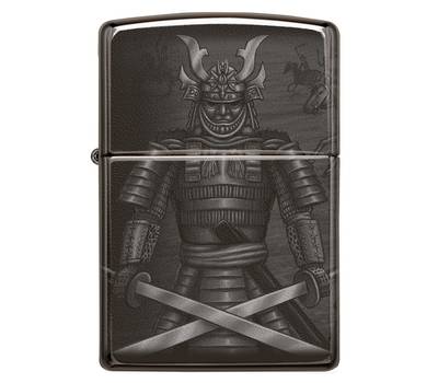 Зажигалка Zippo 49292 Knight Fight Design чёрная 38x13x57 мм