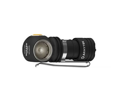 Фонарь налобный Armytek светодиодный Wizard C1 Pro Magnet Usb, 930 лм, теплый свет, аккумулятор