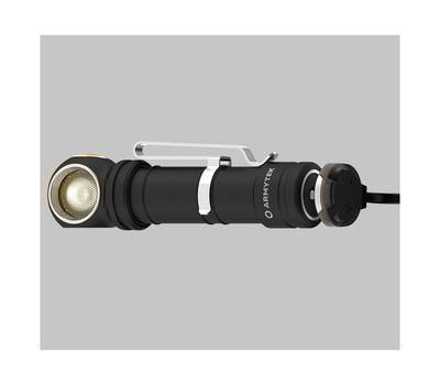 Фонарь налобный Armytek светодиодный Wizard C2 Pro Max Magnet USB, 4000 лм, холодный свет, аккумуля