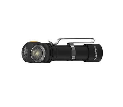 Фонарь налобный Armytek светодиодный Wizard C2 Pro Nichia Magnet Usb, 1600 лм, теплый свет, аккум.